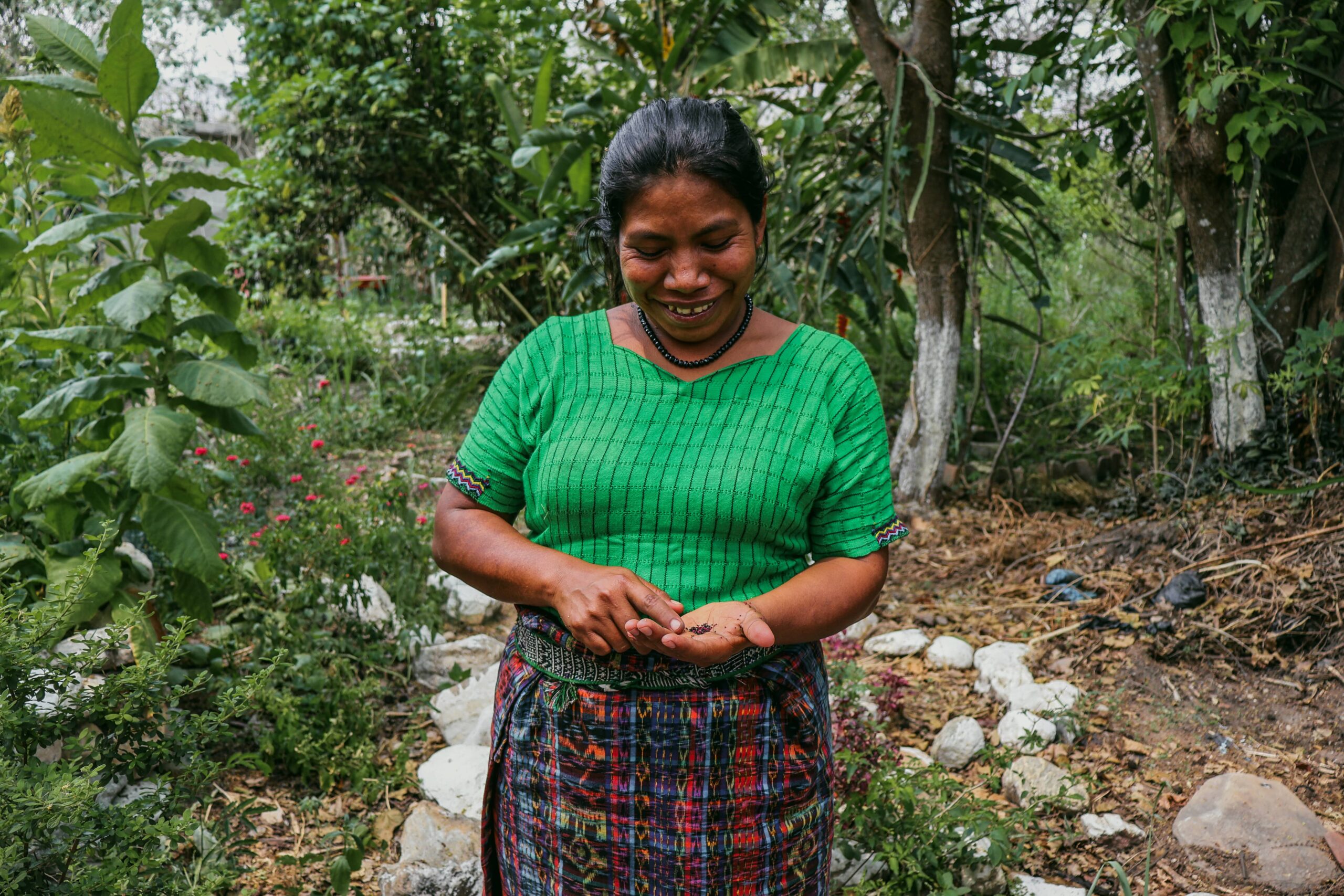 Angélica, an Indigenous woman farmer from Guatemala