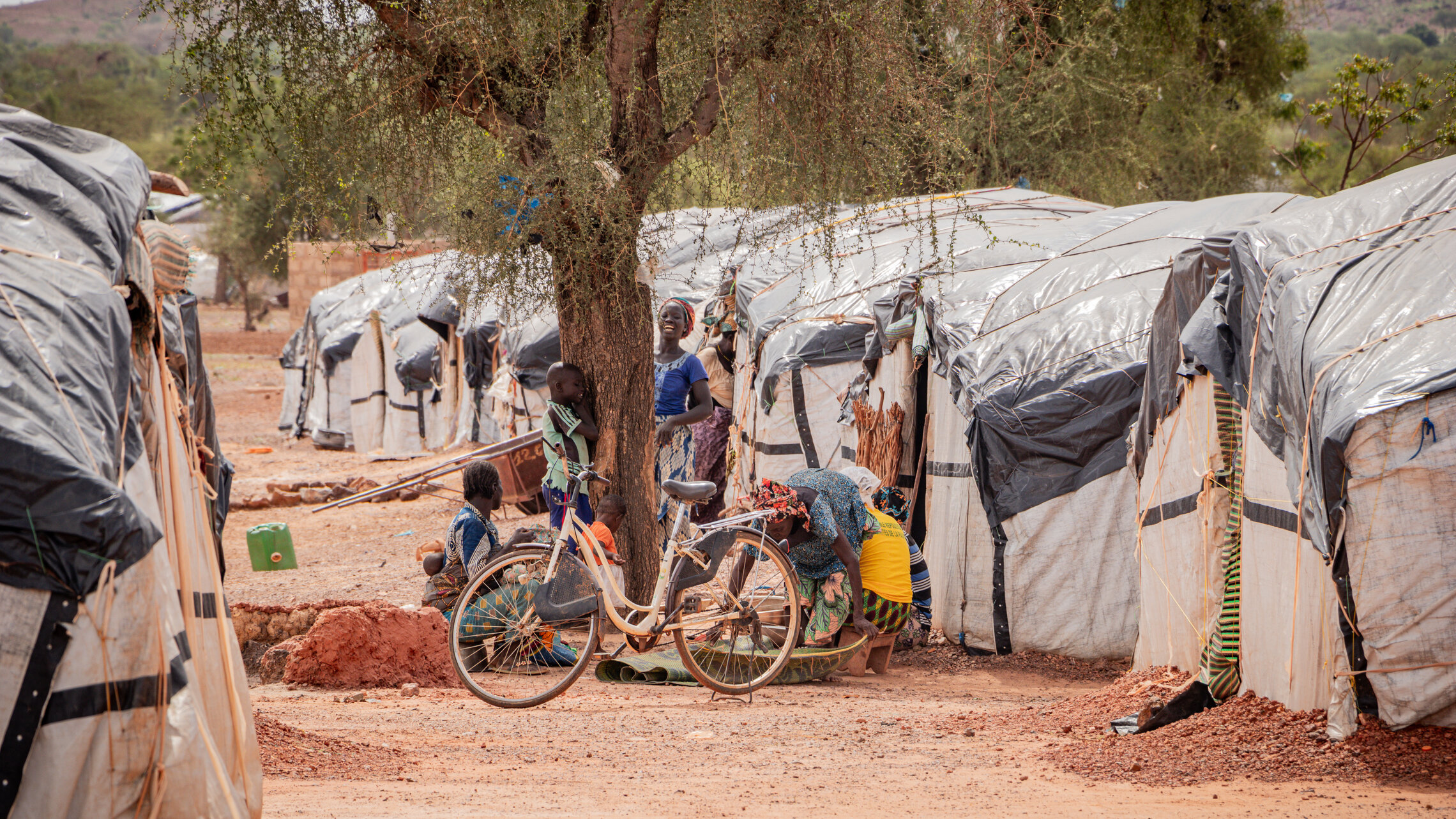 Displaced women in Burkina Faso